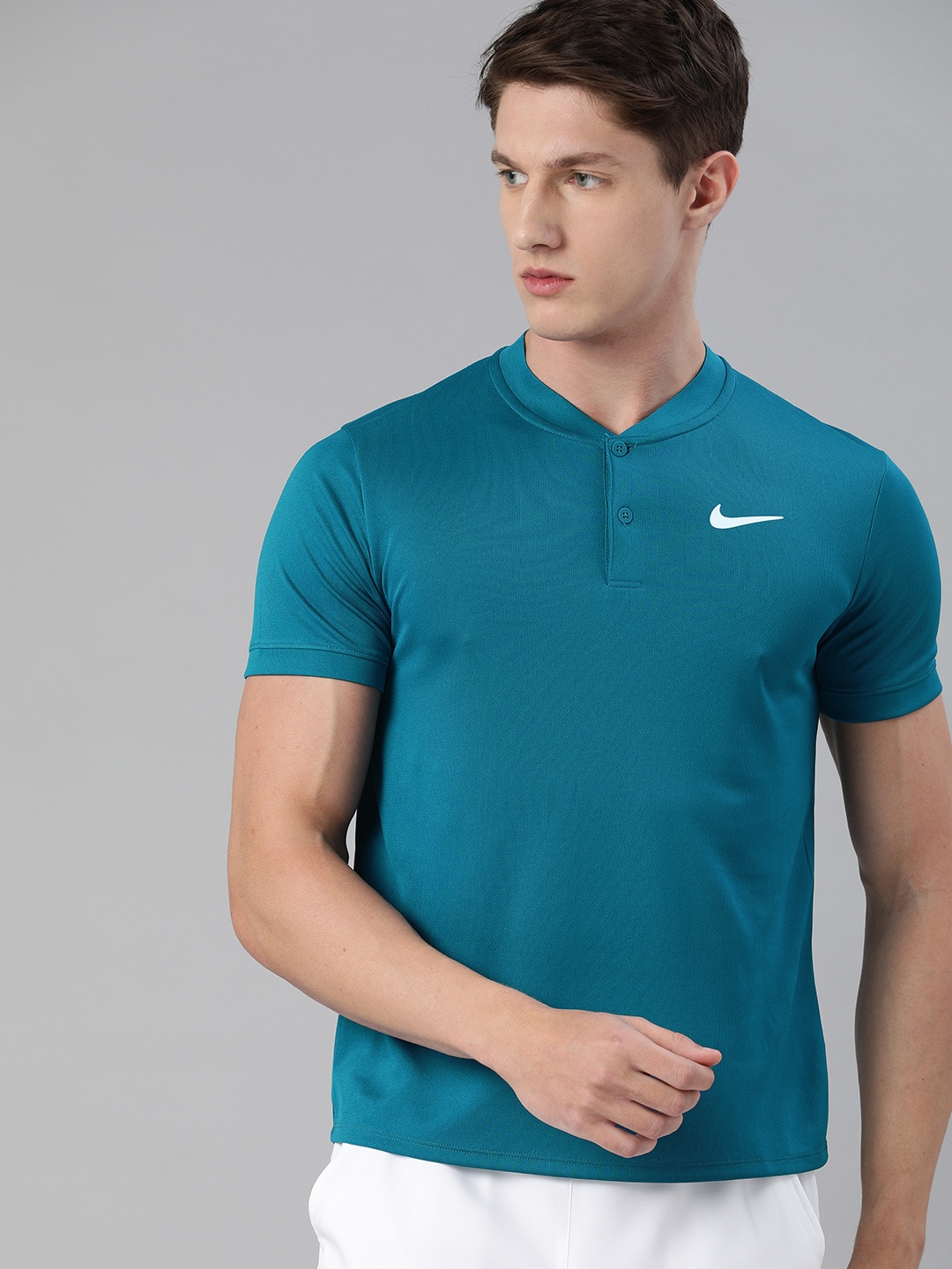  NEW Nike Men Teal Blue Standard Fit T-shirt